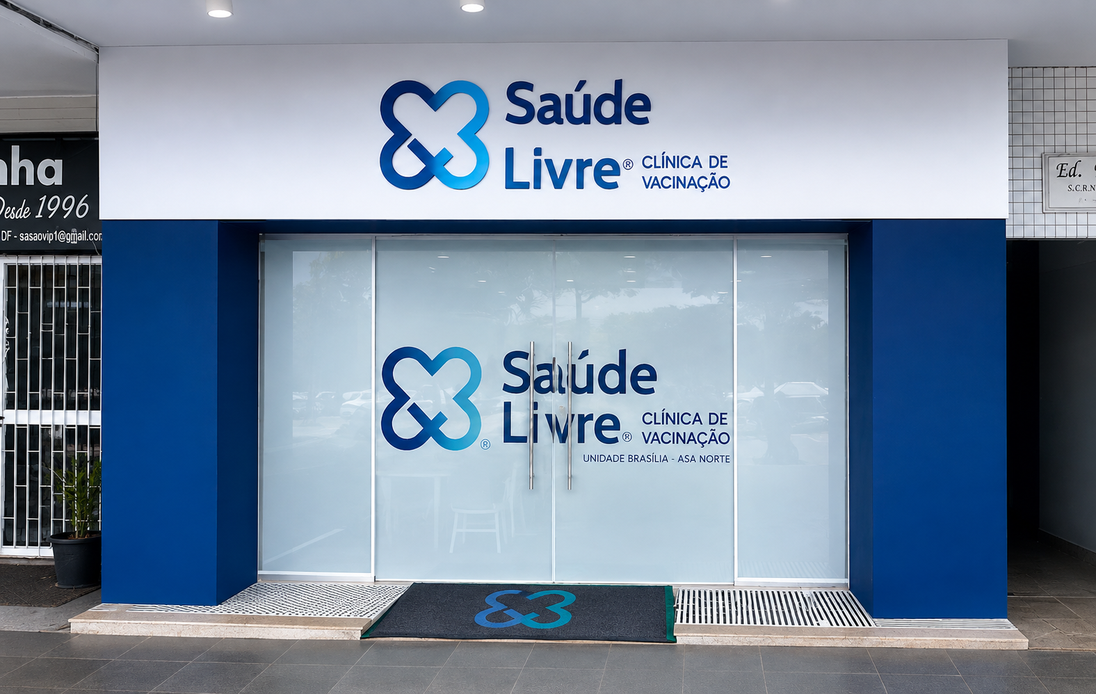Recepção Moderna Saúde Livre
